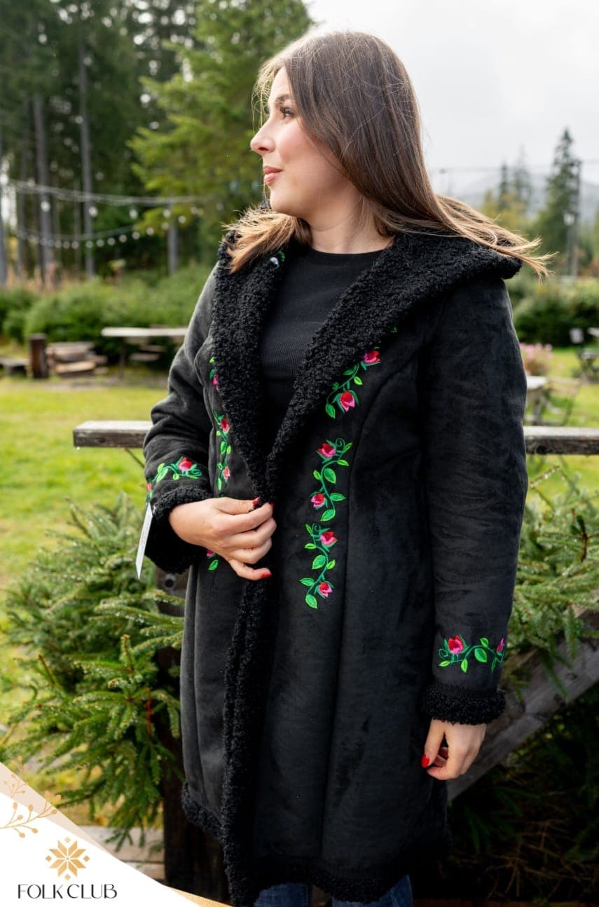 Kożuszek Haftowany Róże